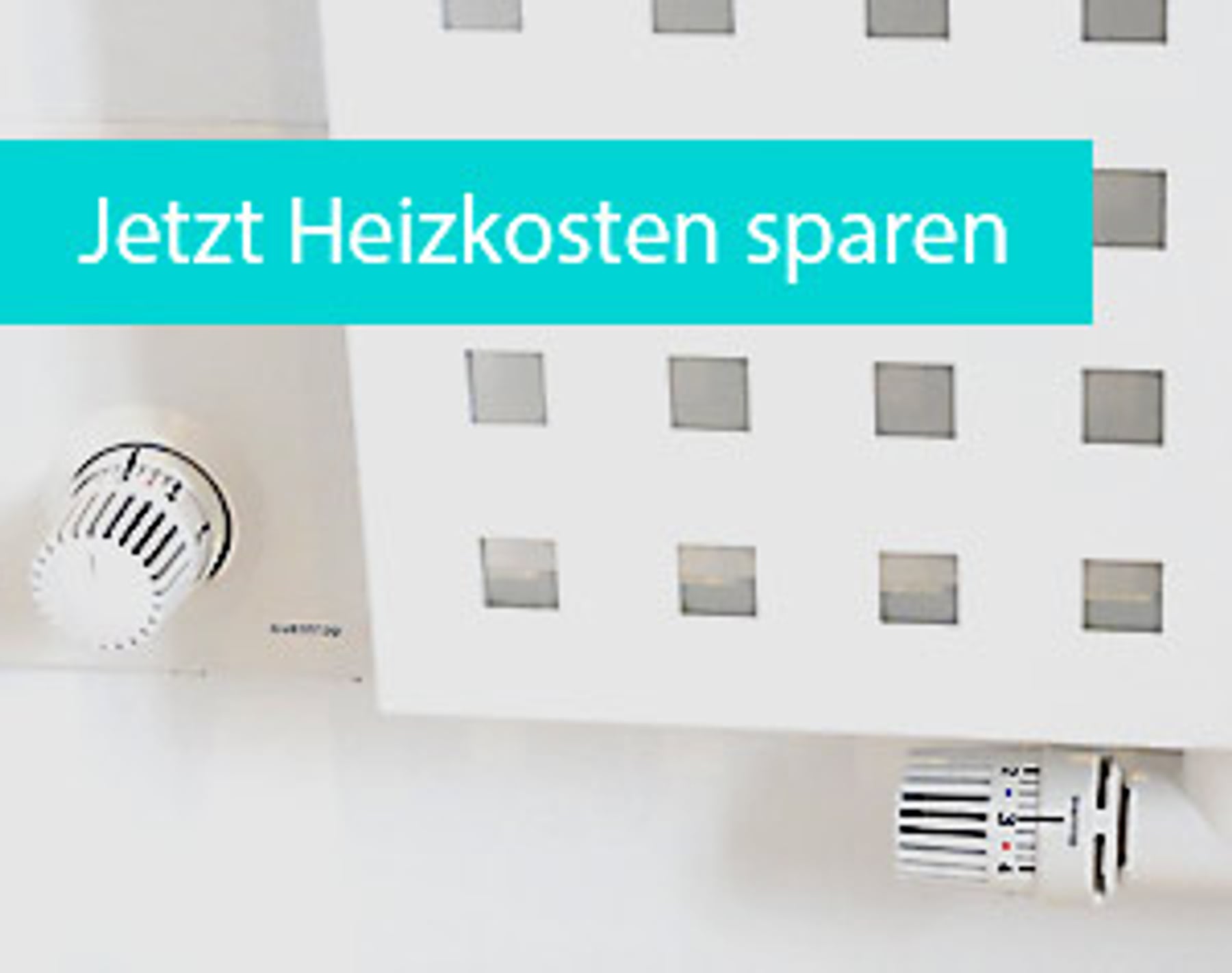 Heizkörper mit Thermostat — moderne Heizungstechnik